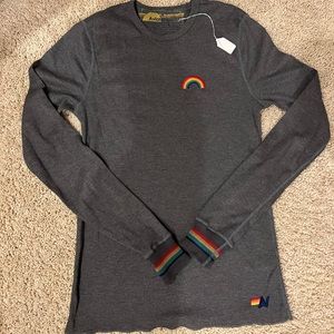 NWT Aviator Nation women’s long sleeve thermal, sz med